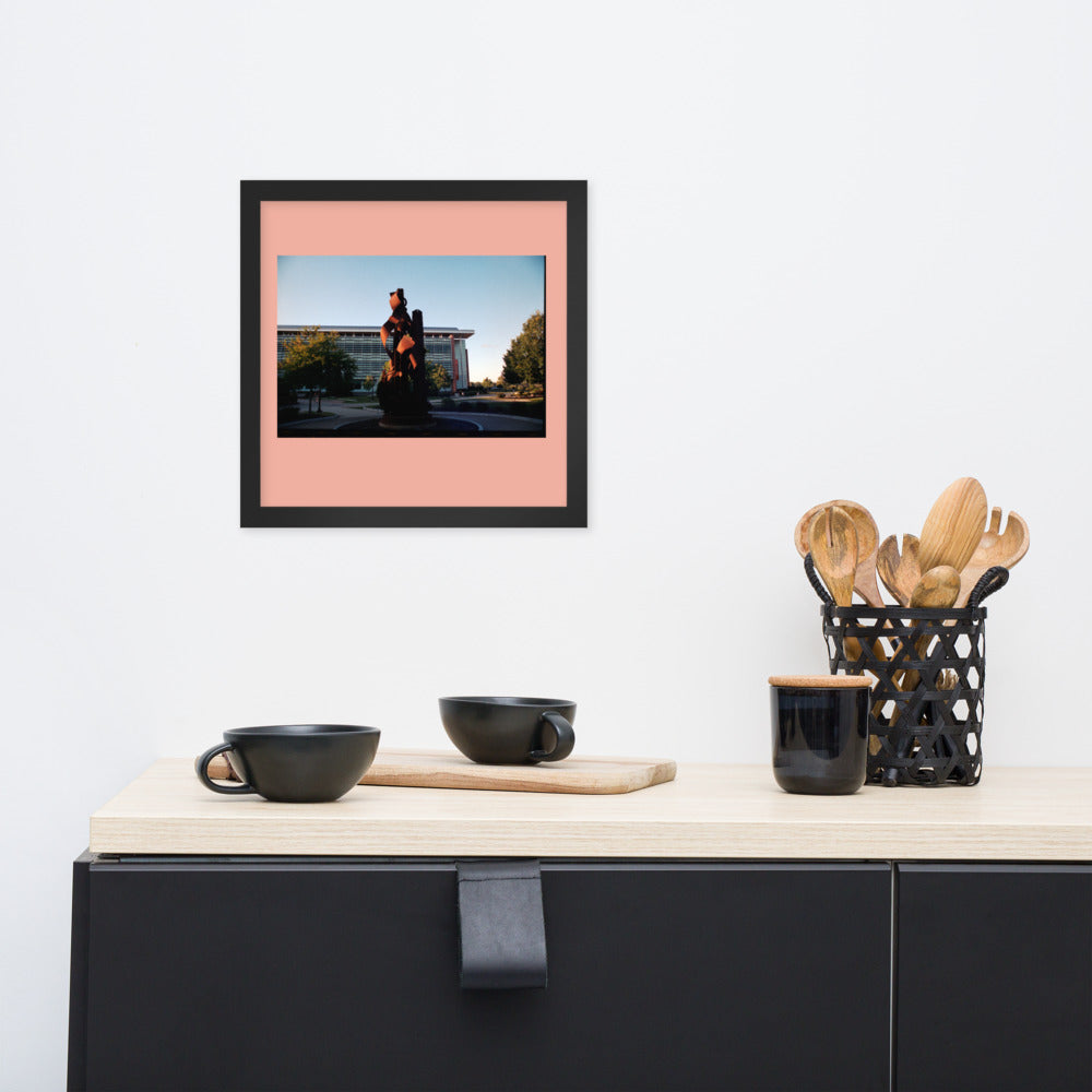Framed poster - Statue