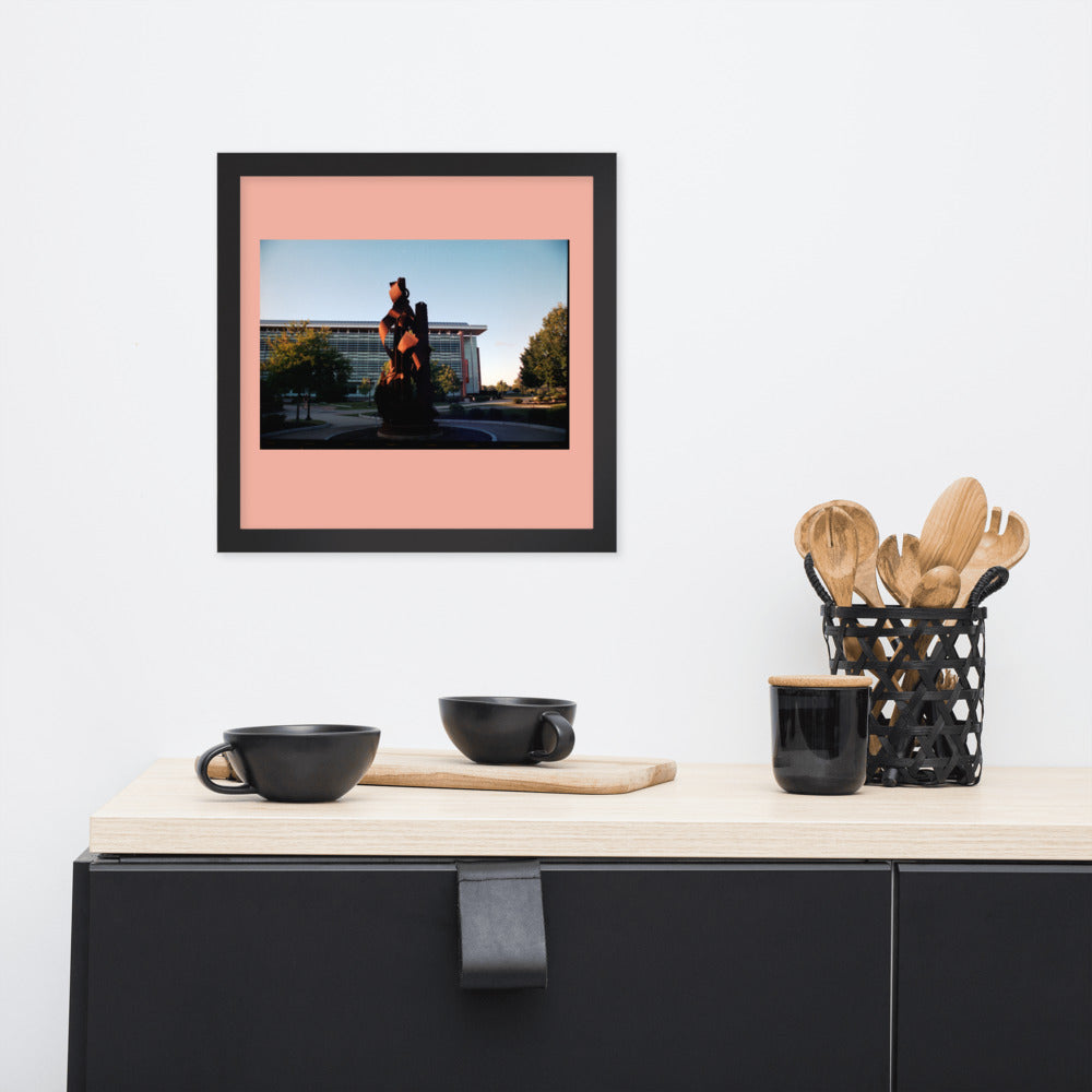 Framed poster - Statue